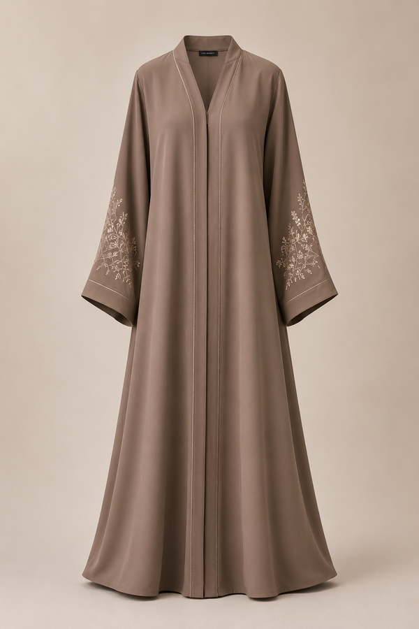 Sand Linen Abaya