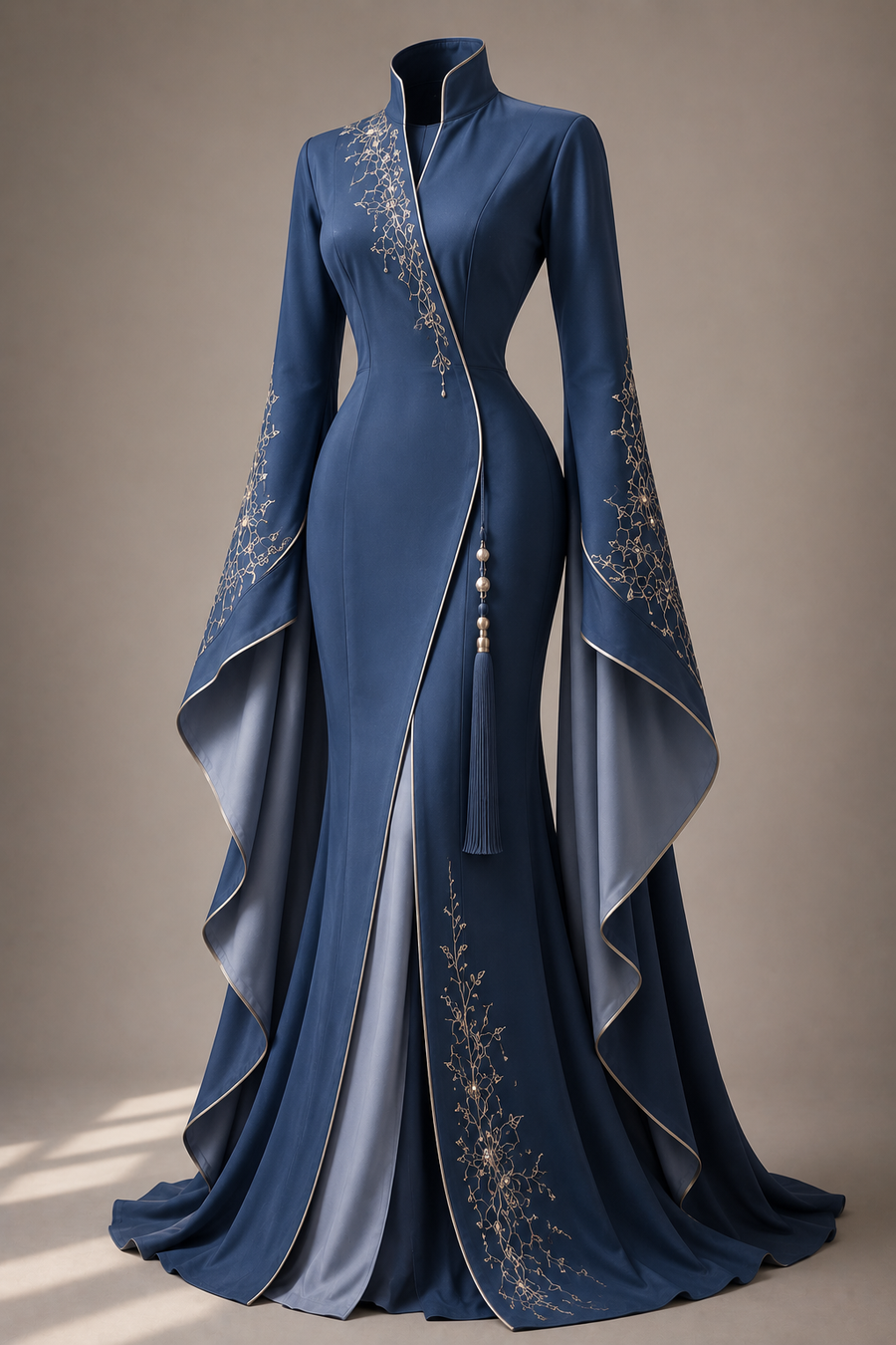 Rose Crepe Abaya
